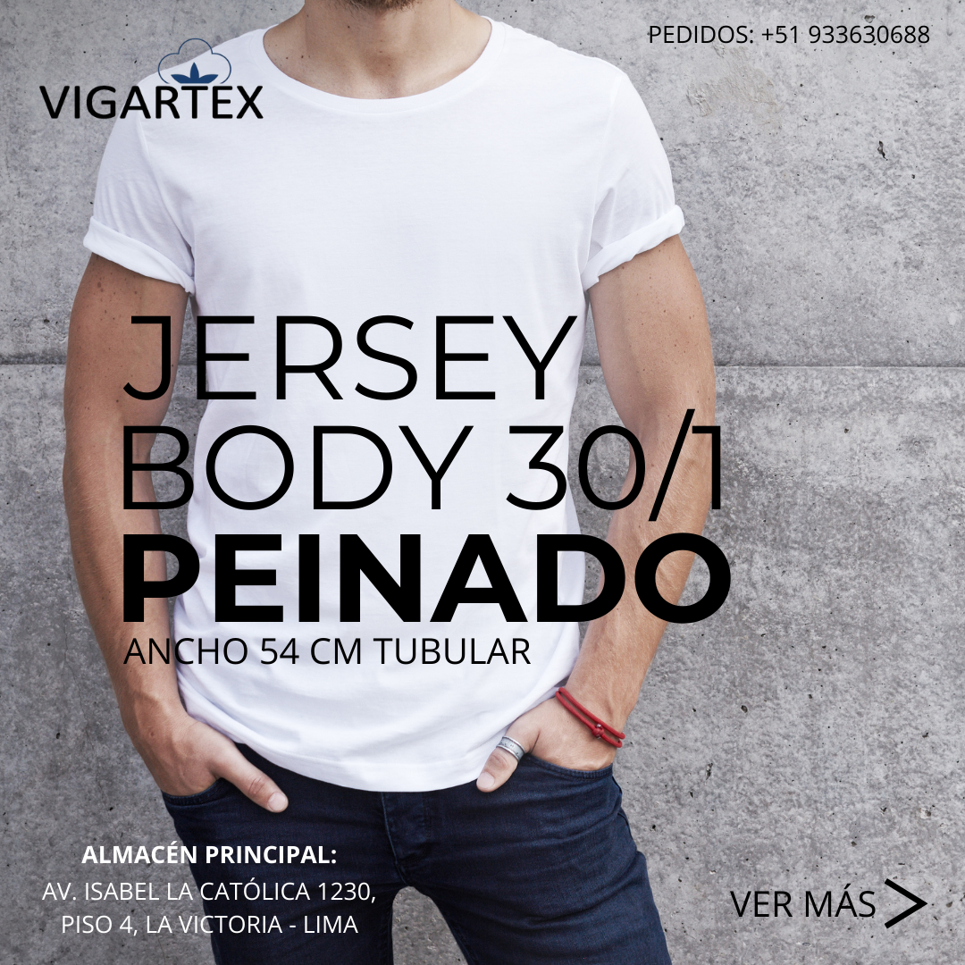 JERSEY BODY 30/1 PEINADO