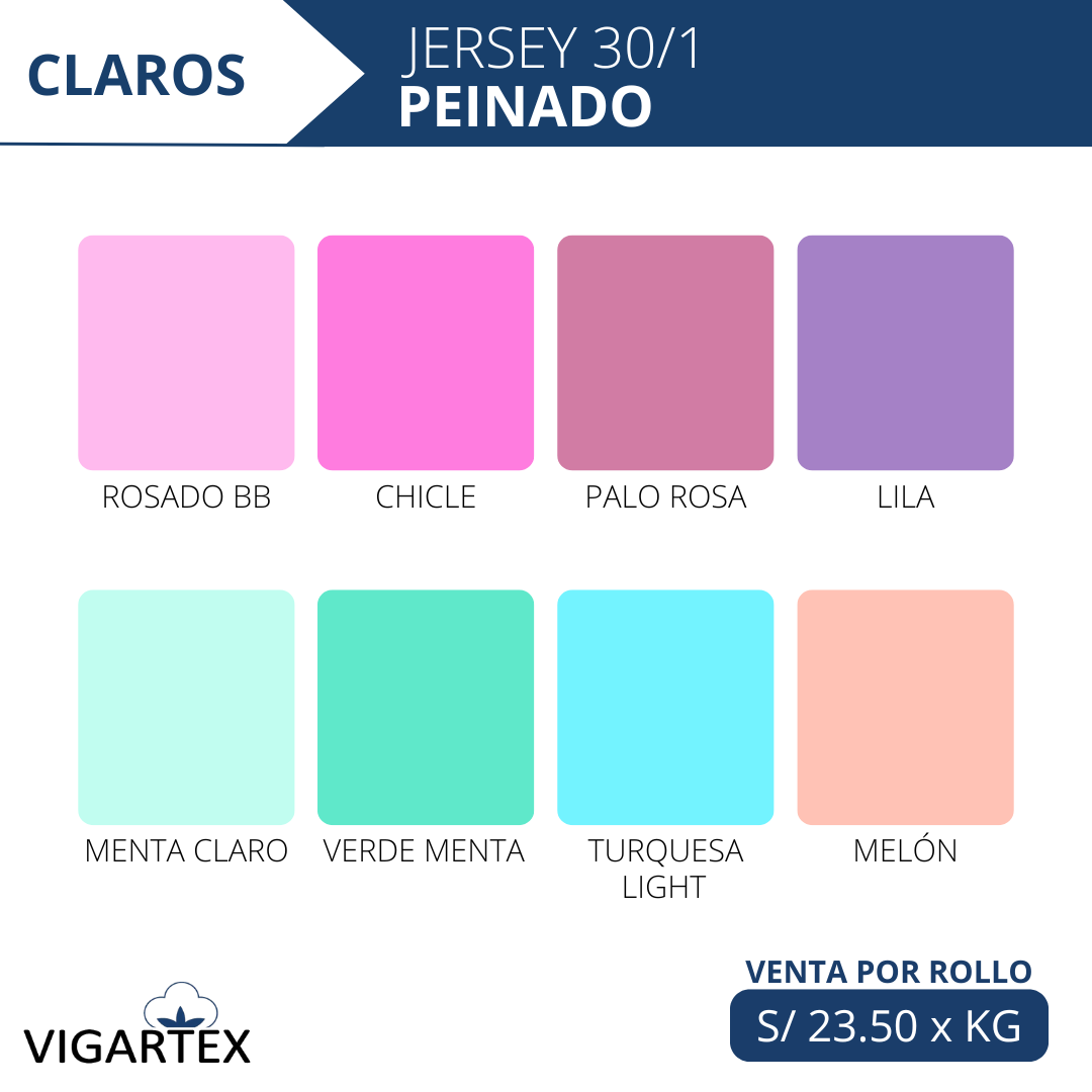 JERSEY 30/1 PEINADO
