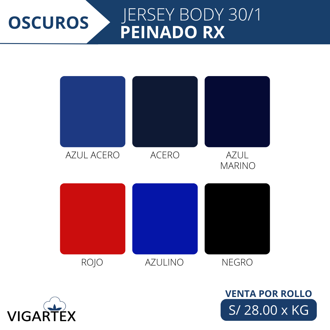 JERSEY BODY 30/1 PEINADO
