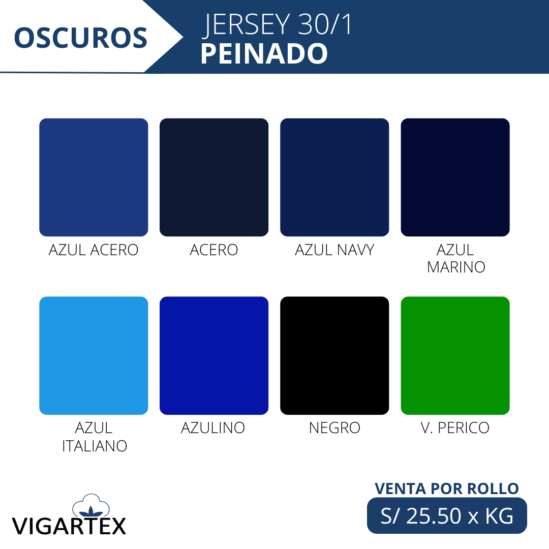 JERSEY 30/1 PEINADO