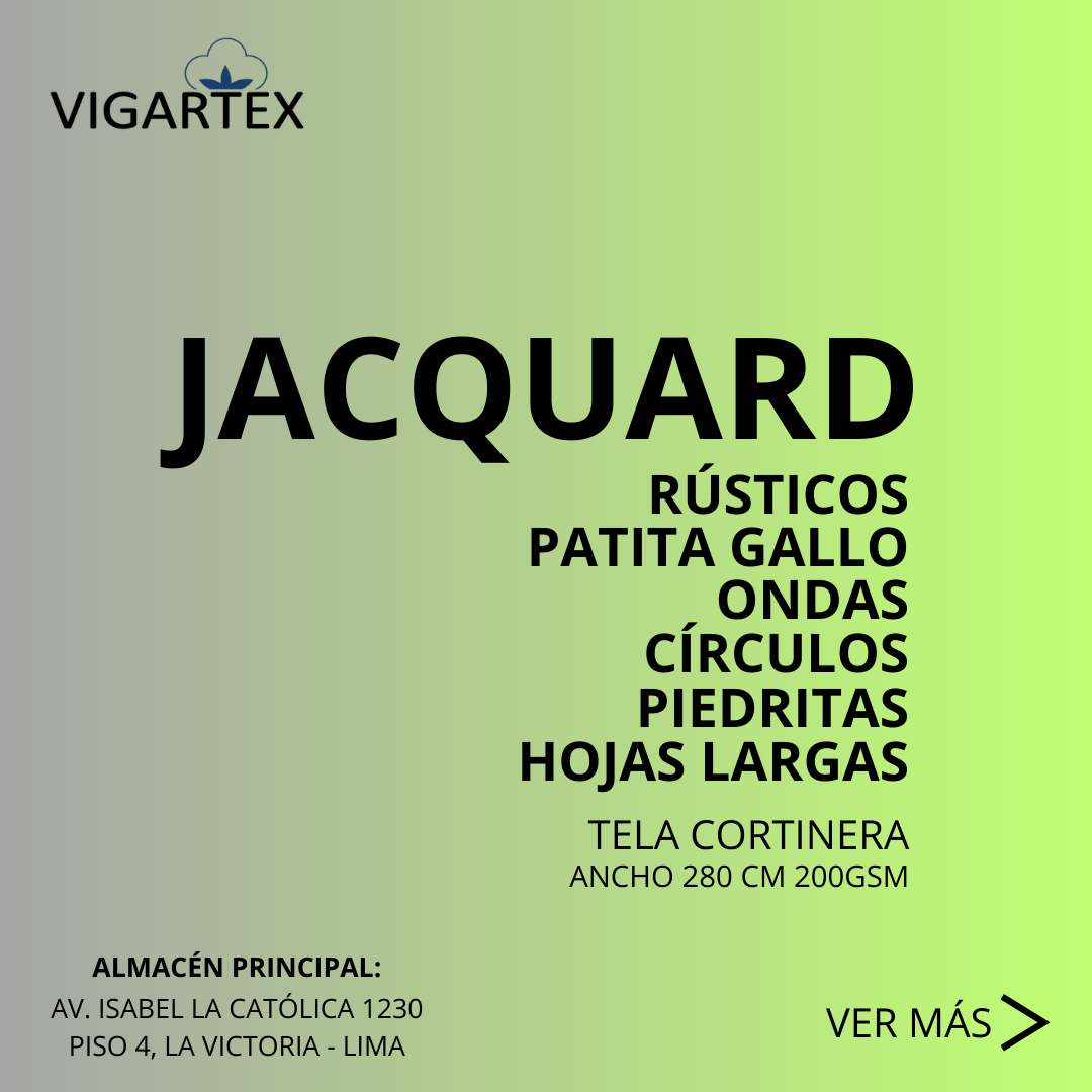 JACQUARD 2: RÚSTICOS, ONDAS, CÍRCULOS, etc