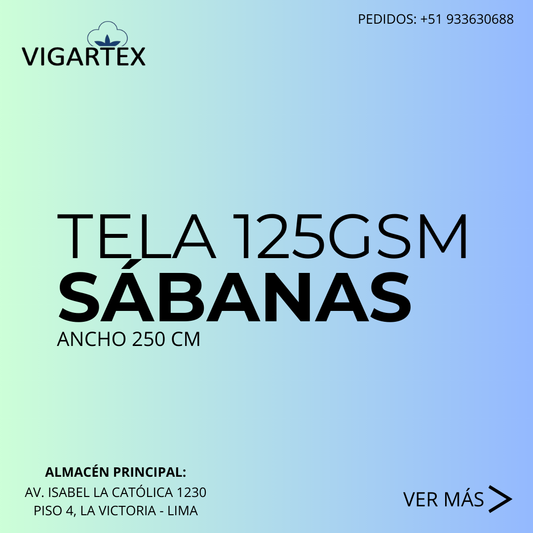 TELA SABANAS ESTAMPADA 125 GSM