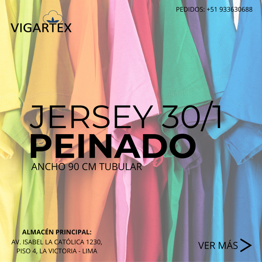 JERSEY 30/1 PEINADO