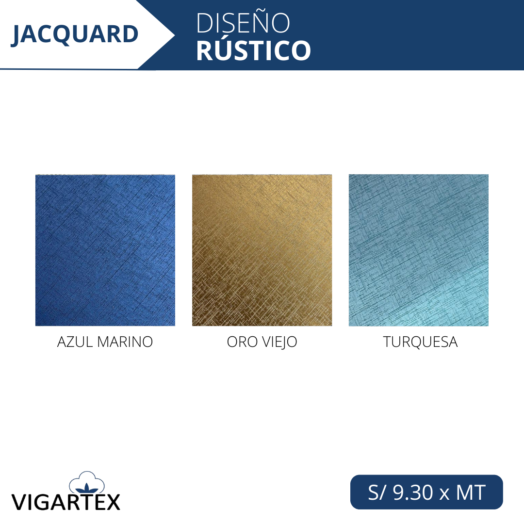 JACQUARD 2: RÚSTICOS, ONDAS, CÍRCULOS, etc