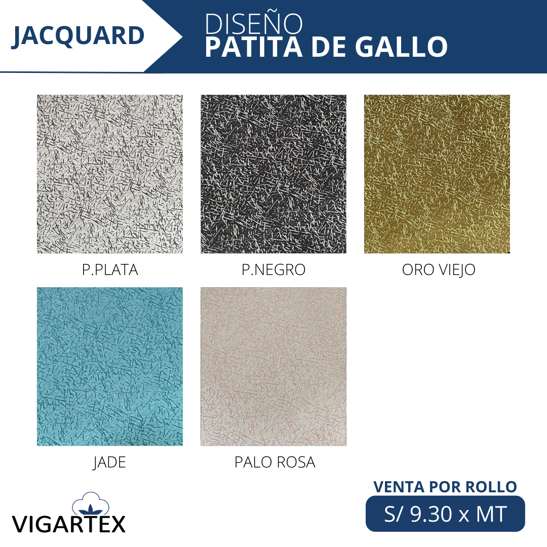 JACQUARD 2: RÚSTICOS, ONDAS, CÍRCULOS, etc