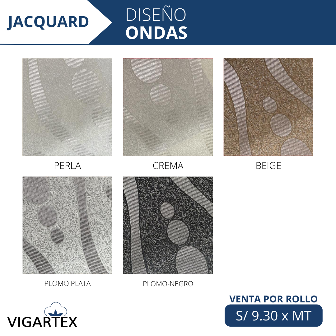 JACQUARD 2: RÚSTICOS, ONDAS, CÍRCULOS, etc